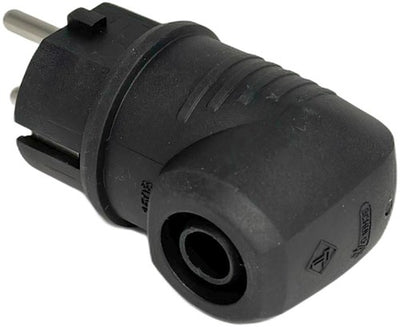 Enzo randaarde stekker rubber haaks abl - 6141230