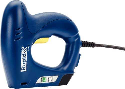 Grapadora eléctrica rápida e-tac | incluido 300 grapas 140 8 + 300 grapas 140 12 + 300 clavitos 8 15 - 5000576