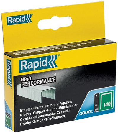 Rápido no. 140 grapas de alambre plano de 6 mm, 2000 piezas - 11905731 - 11905731