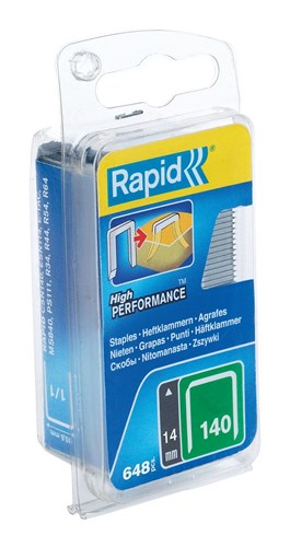 Rápido no. 140 grapas de alambre plano dp 14 mm, 650 piezas - 40109576 - 40109576