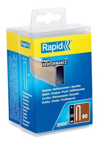 Rapido no. 90 punti a sella stretti 20 mm, 3.000 pezzi - 5000123 - 5000123