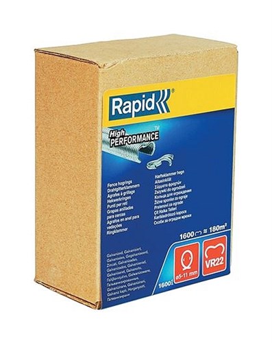 Rapid vr22 hekwerk hogringen, 1.600 stuks - 40108810