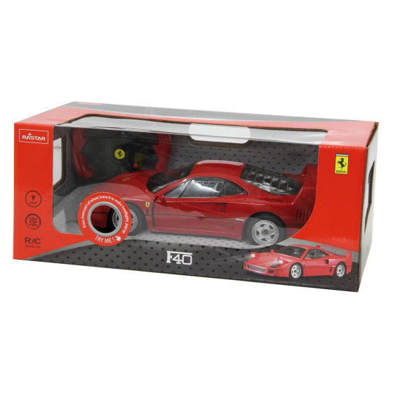 Rastar RC Ferrari F40 jongens 27 MHz 1:14 rood