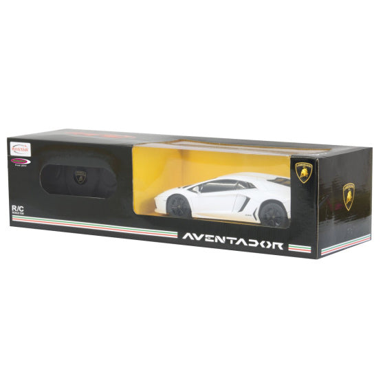 Rastar RC Aventador Boys 27 MHz 1:24 White