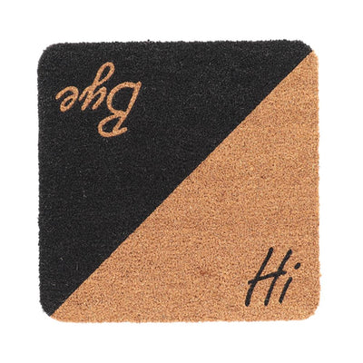 Esschert design felpudo coco hola adiós