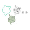 Nellie's choice • rowan cutting die clear stamp konijn 4st.