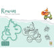 Nellie's choice • rowan cutting die clear stamp vos 4st.