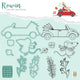 Nellie's choice • rowan cutting die clear stamp muis 12st.