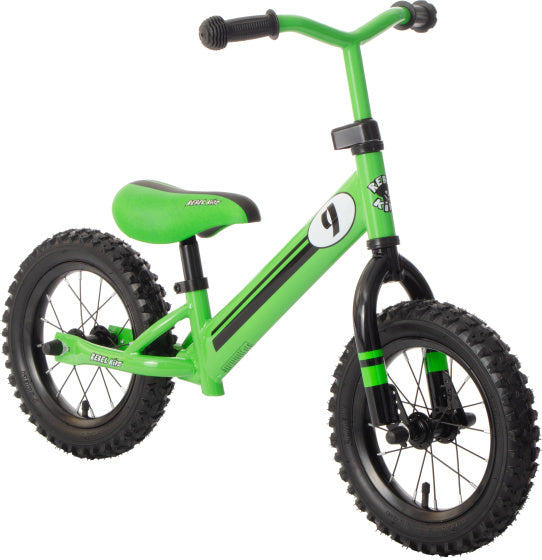 Bicicleta de reproducción de raza rebelde de 12.5 pulgadas junior verde