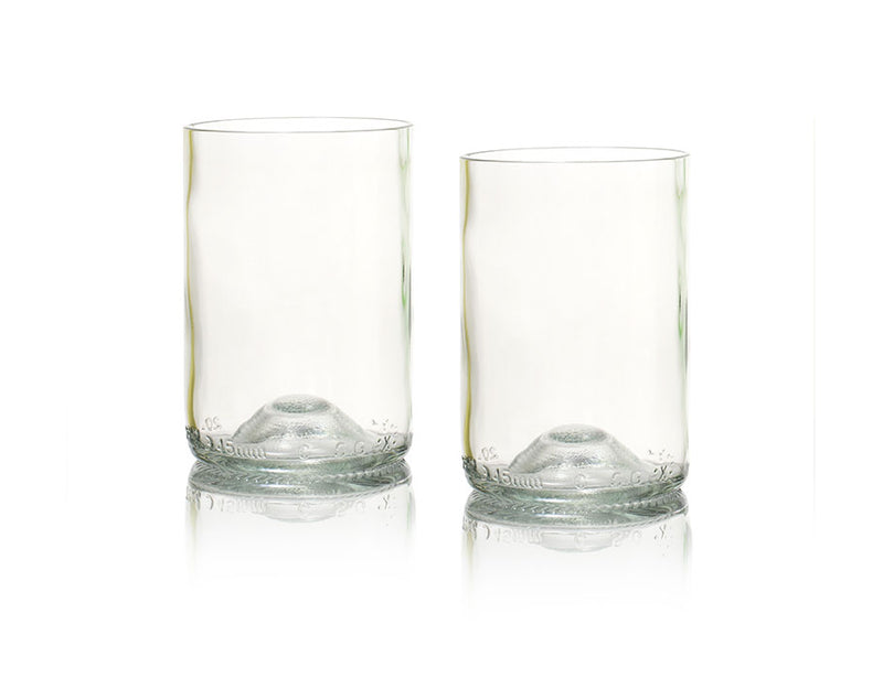 Rebottled glazen - 2-pack - clear