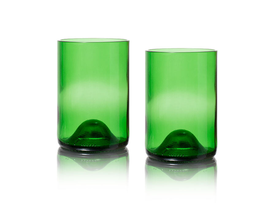 Rebottled Rebottled Glass 2-Pack Green