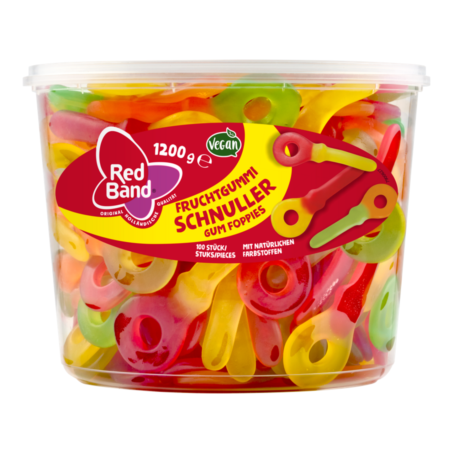 Papaveri in gomma rossa (100 pezzi)
