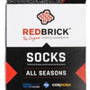 Calcetines para todas las estaciones Redbrick 25103 | gris negro | talla 46 - 00.083.019.43