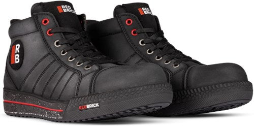 Zapato de seguridad duradero Redbrick perla s3l | negro | talla 47 - 8713458010300