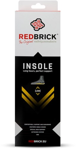 Redbrick inlegzool laag 1000033 | zwart | maat 47 - 00.083.023.47