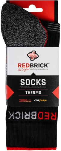 Calzini termici mattone rosso 25105 | grigio nero | misura 50 - 00.083.021.47