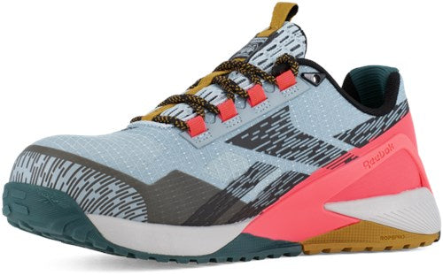 Reebok werkschoen nano ib382 s1ps | blauw roze | maat 39 - 690774734883