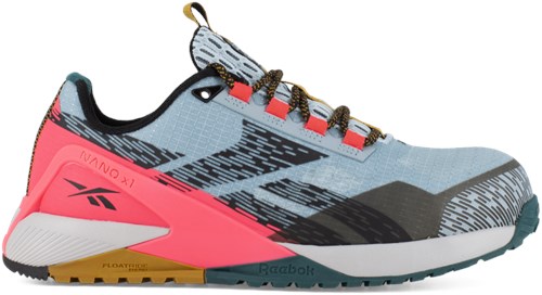 Reebok werkschoen nano ib382 s1ps | blauw roze | maat 39 - 690774734883
