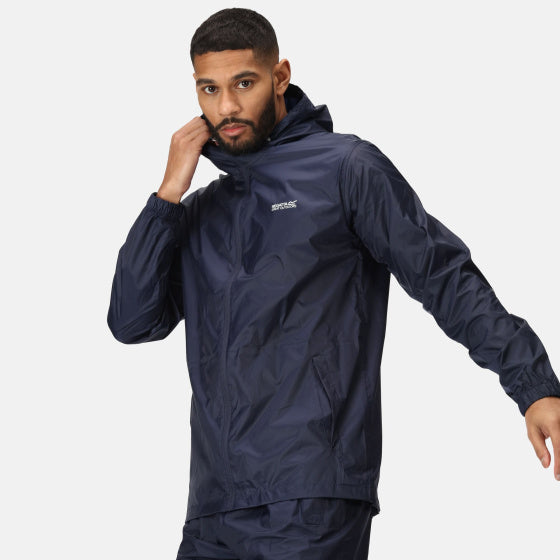 Chaqueta impermeable Regatta Jacket III azul oscuro talla L