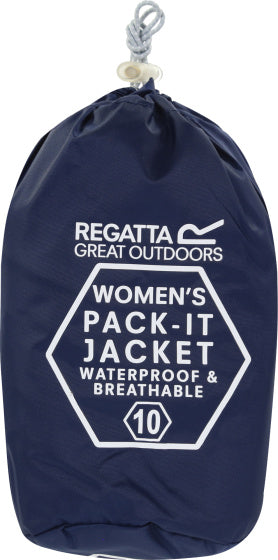Regatta Pack-It III chubasquero señora azul oscuro talla S