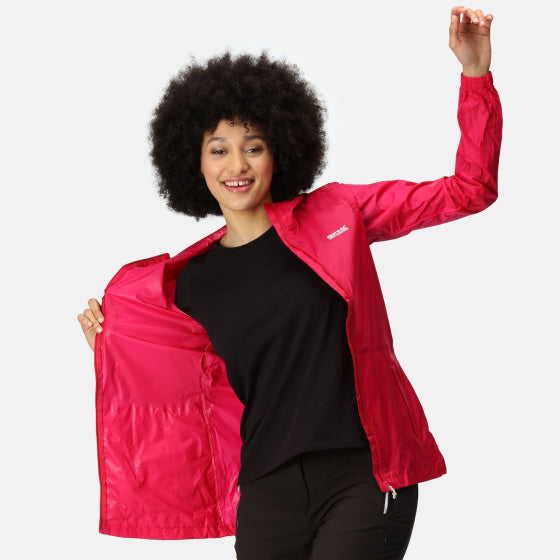 Regatta Pack it III shell jas dames roze maat L