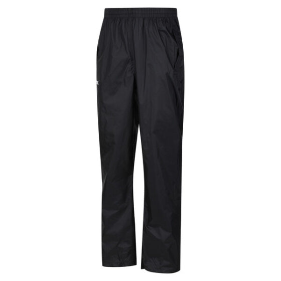 Pantalones de lluvia Regatta Pack It hombre negro talla XL