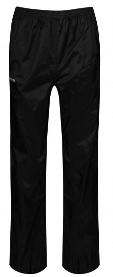 Regatta Pack-It pantalones de lluvia de los hombres negro tamaño XXL