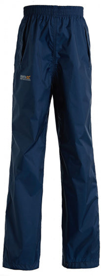 Regatta Pantalones de lluvia Pack It junior azul oscuro talla 9-10 años