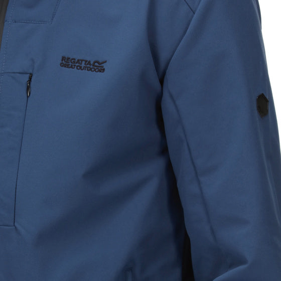 Regatta Overmoor softshelljas heren blauw maat 3XL