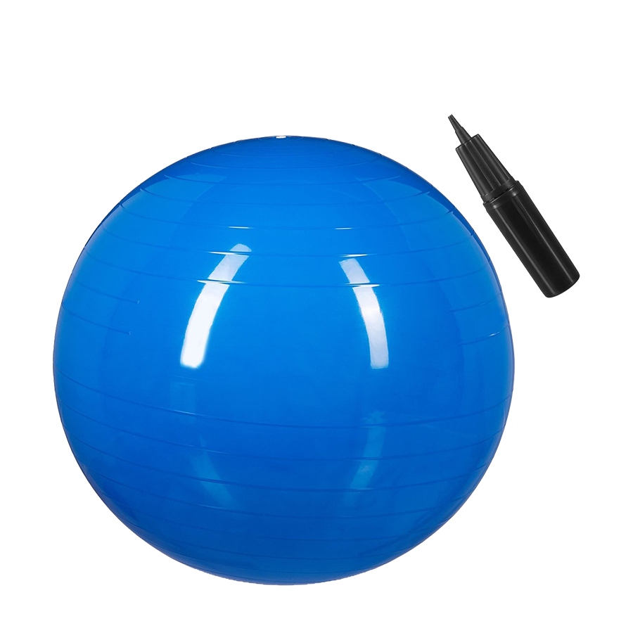 Palla da ginnastica Relaxdays blu ø55cm