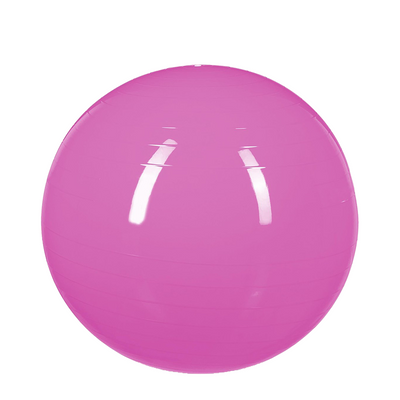 Relaxdays pelota de gimnasia rosa ø55cm