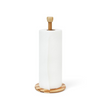 Imp relaxdays portarotolo da cucina bambù 32 cm