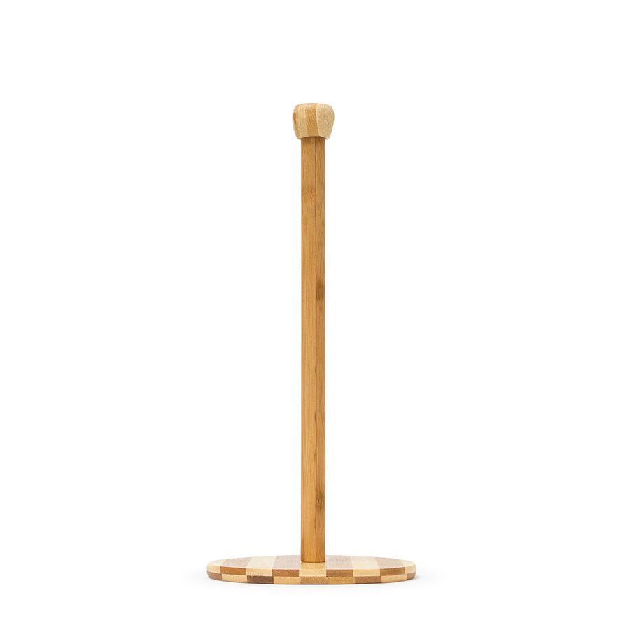 Imp relaxdays portarotolo da cucina bambù 32 cm