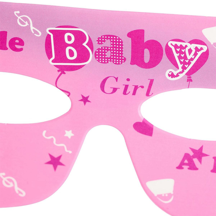 Relaxdays partyset geboorte meisje 19-delig