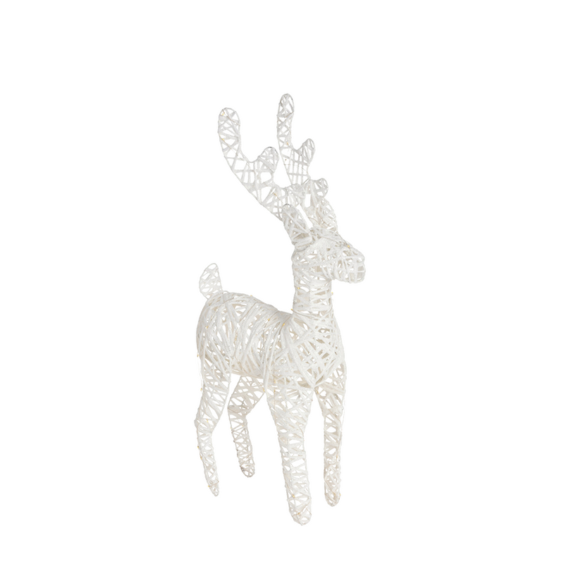 Renna LED bianca 50 LED 45 cm