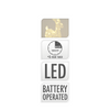 Renna LED bianca 50 LED 45 cm