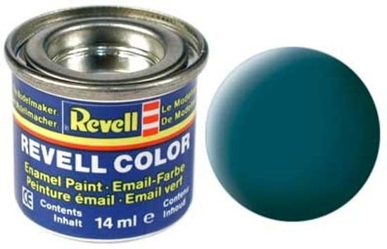 Revell - vernice per modellismo n. 48 verde mare opaco