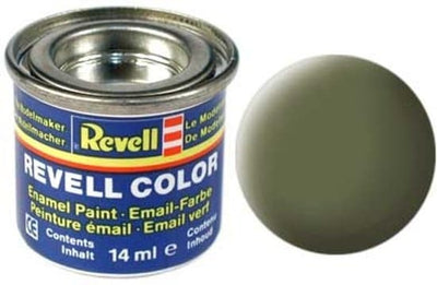 Revell - vernice per modellismo n. 68 verde scuro opaco