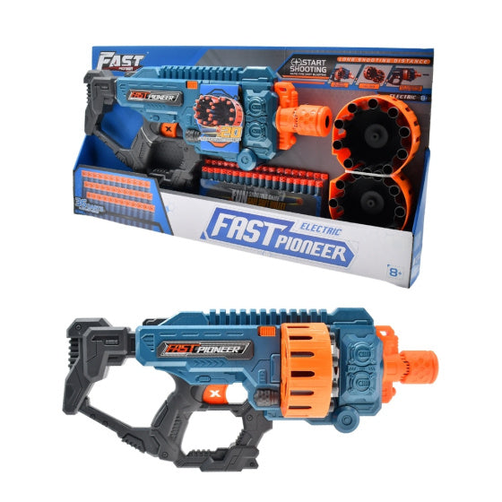 Fast pioneer Speelgoedpistool met Roterend Magazijn 36 kogels