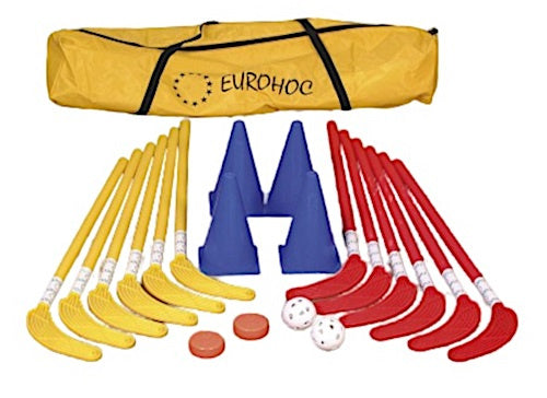 Reydon Hockeyset Junior 75 cm Amarillo amarillo rojo de 20 piezas