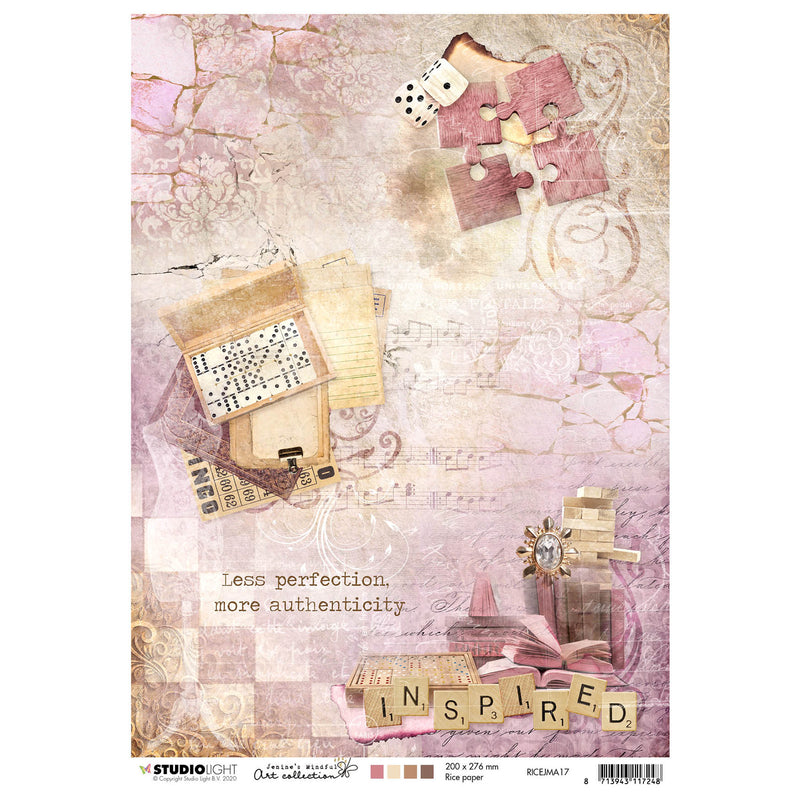 Lampada da studio • riso a4 jenine's mindful art 3.0 no.17 1pz