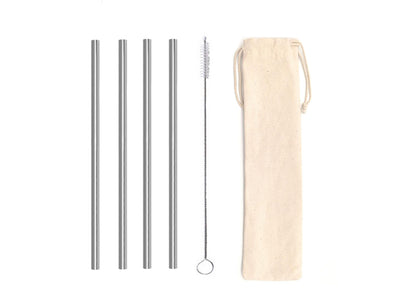 ¡Ah! ¡Mesa! Pajitas de acero inoxidable en 4st