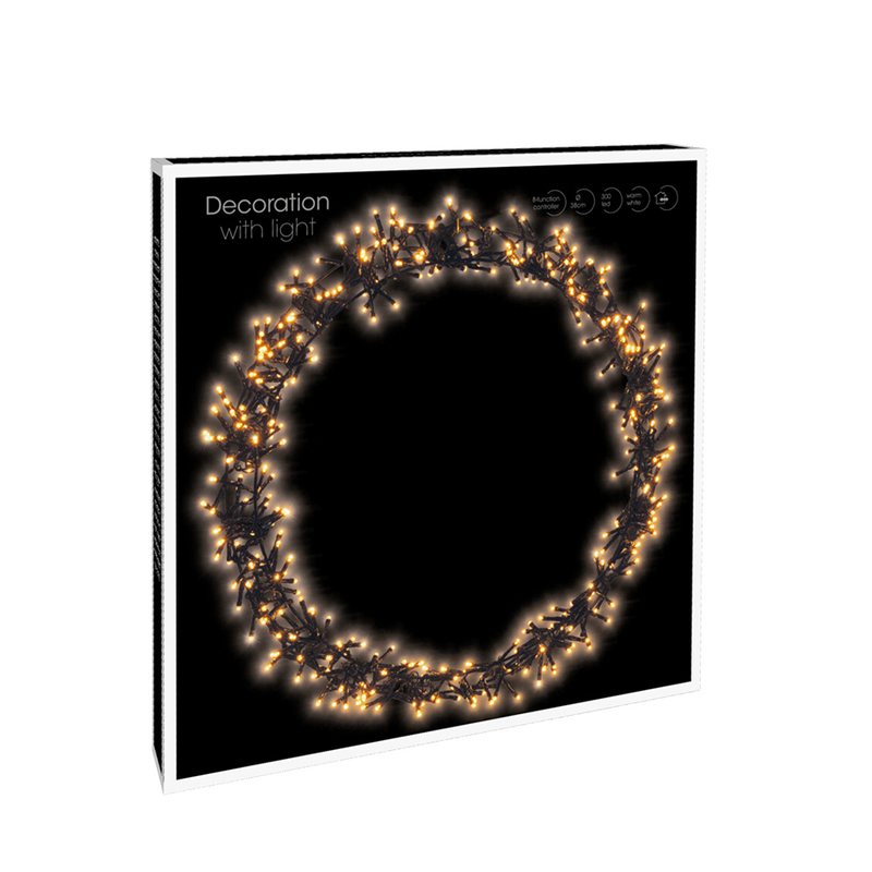Anello LED nero 400 LED ø48cm