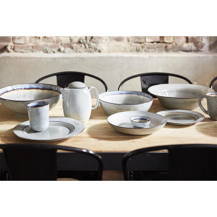 Cuenco Riverdale metz gris suave 30,5x19cm