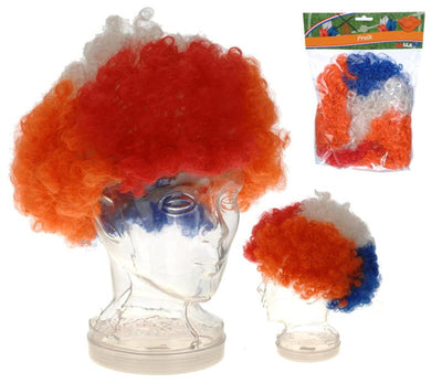 Pruik holland rood wit blauw oranje