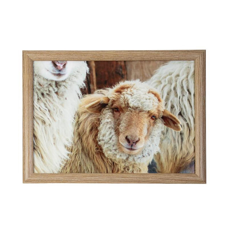 Mars più cuscino da giro pecora beige 43x33x9 cm