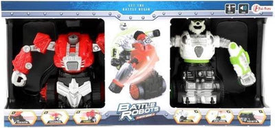 Toi-toys 2 robot lasciano iniziare la battaglia