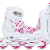 Compy 8.0 Inlineskates Softboat Girls White Pink Size 34-37