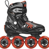 inline skates Moody Tif 82A zwart rood maat 36-40