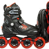inline skates Moody Tif 82A zwart rood maat 36-40